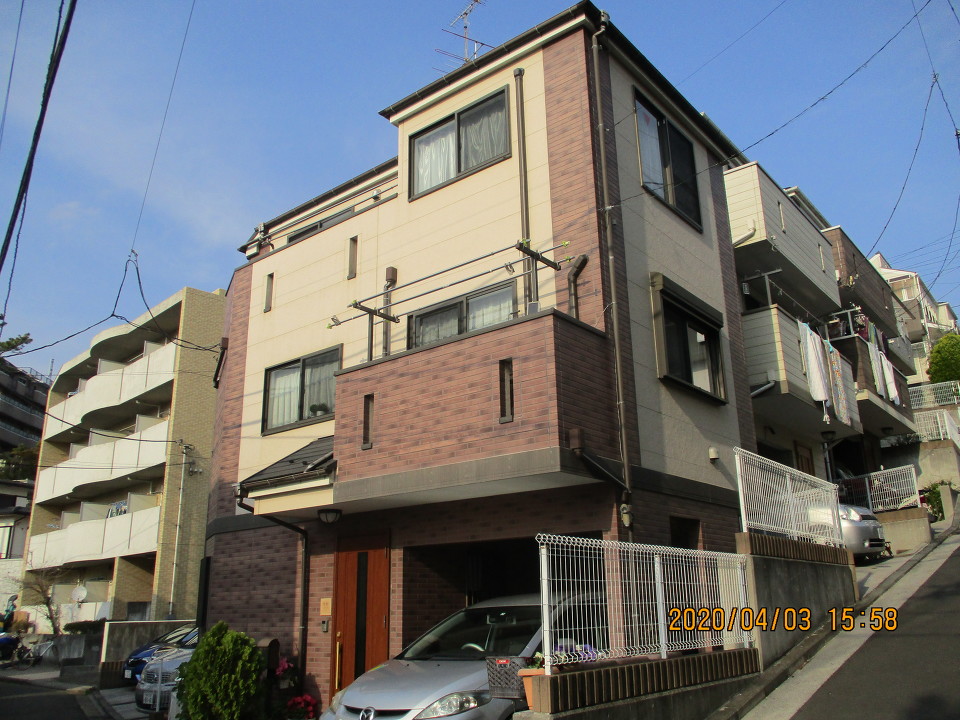Tホーム外壁塗装 鶴見区K様ビフォー Tホーム外壁塗装 鶴見区K様ビフォー