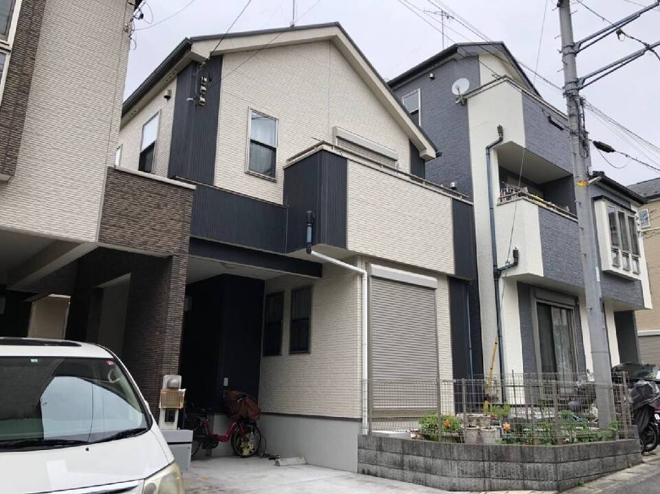 Tホーム外壁塗装 栄区O様ビフォー Tホーム外壁塗装 栄区O様ビフォー