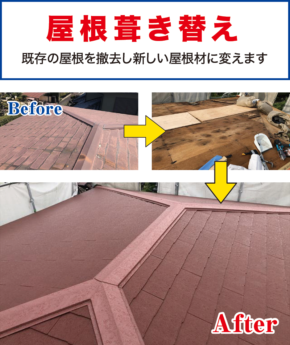 屋根葺き替え